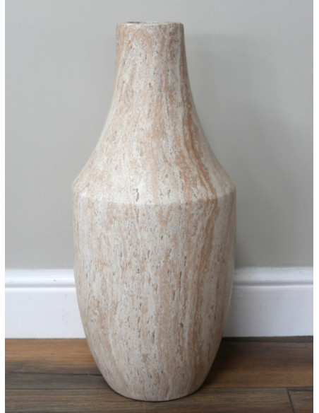 Vase Décoratif Effet Pierre Naturelle – Harmonie Minérale