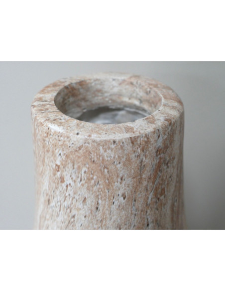 Vase Décoratif Effet Pierre Naturelle – Harmonie Minérale