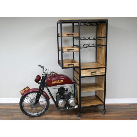 Meuble Bar Moto Style Industriel