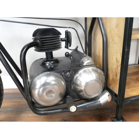 Meuble Bar Moto Style Industriel