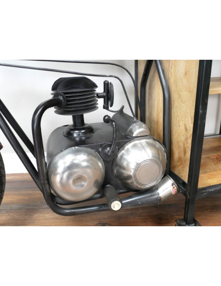 Meuble Bar Moto Style Industriel