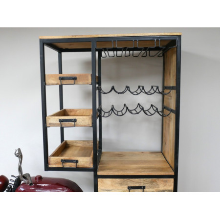 Meuble Bar Moto Style Industriel