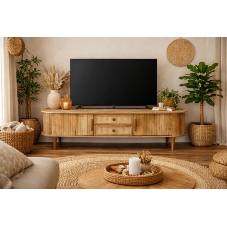 Meuble TV Riviera en Bois de Manguier...