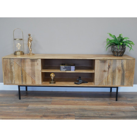 Meuble TV Perspective en Bois de... Meuble TV Perspective en Bois de...