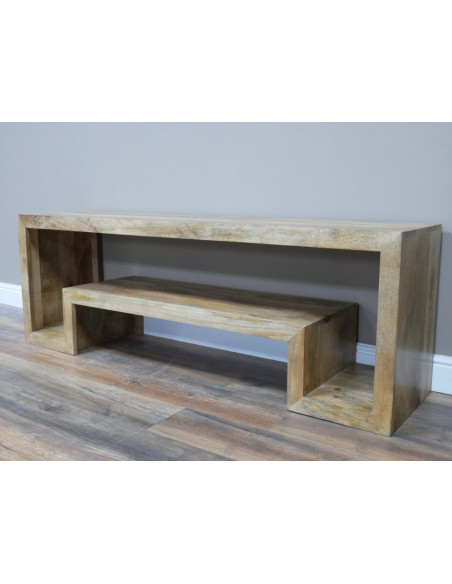Buffet Bas Loft en Bois de Manguier