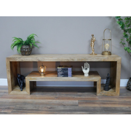 Buffet Bas Loft en Bois de Manguier Buffet Bas Loft en Bois de Manguier