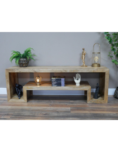 Buffet Bas Loft en Bois de Manguier
