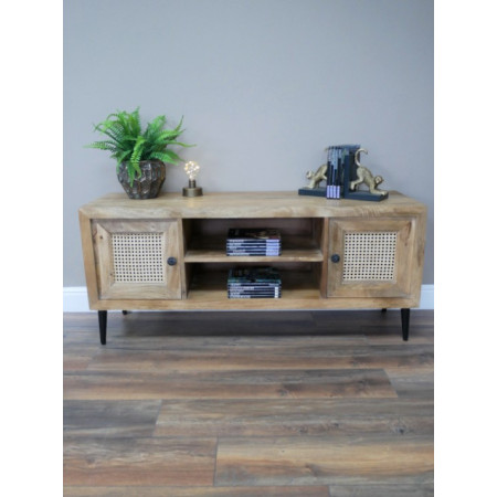 Meuble TV Riviera en Bois d'Acacia et...