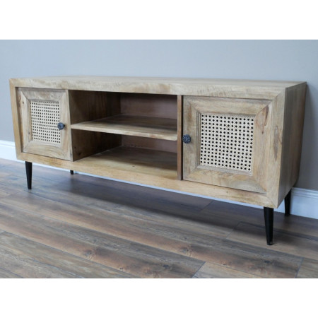 Meuble TV Riviera en Bois d'Acacia et...
