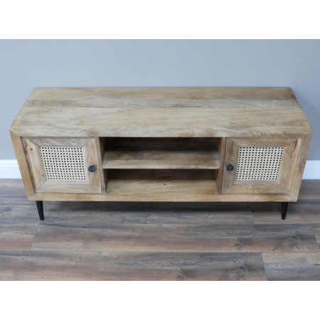 Meuble TV Riviera en Bois d'Acacia et...
