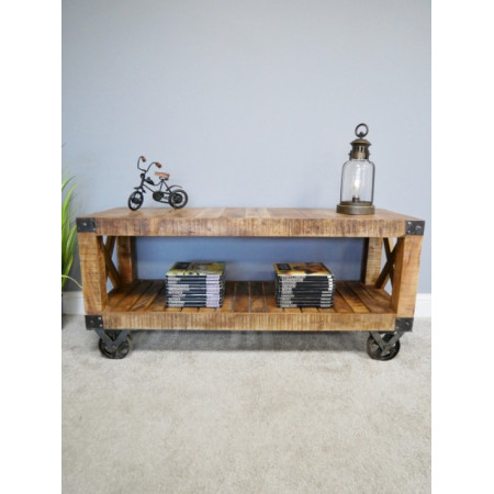 Buffet Console Atelier sur Roulettes... Buffet Console Atelier sur Roulettes...