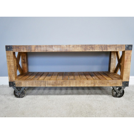 Buffet Console Atelier sur Roulettes... Buffet Console Atelier sur Roulettes...