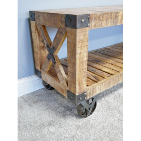 Buffet Console Atelier sur Roulettes... Buffet Console Atelier sur Roulettes...
