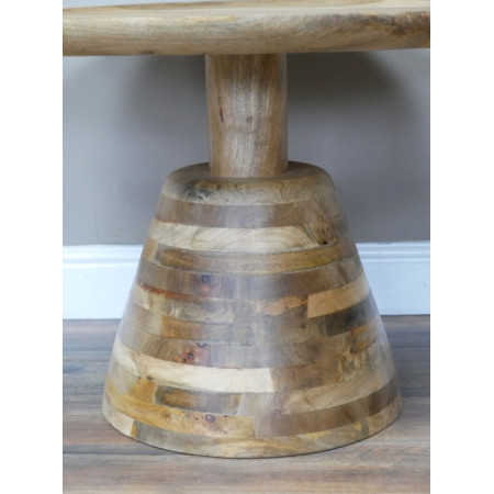 Table Basse Sablier en Bois Massif Table Basse Sablier en Bois Massif