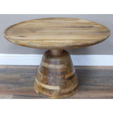 Table Basse Sablier en Bois Massif Table Basse Sablier en Bois Massif
