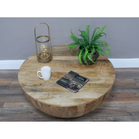 Table Basse Galet en Bois Massif Table Basse Galet en Bois Massif