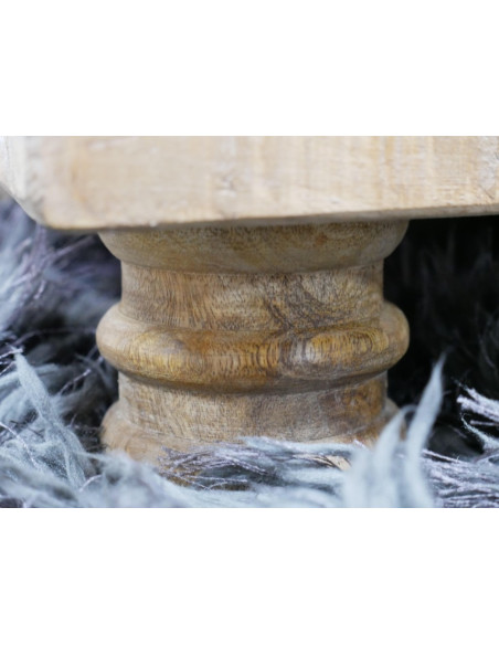 Grand Coffre Table Basse en Bois de Manguier