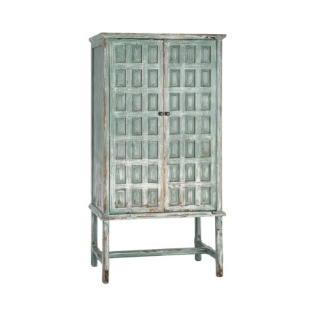Armoire en Bois Recyclé Patiné Vert...