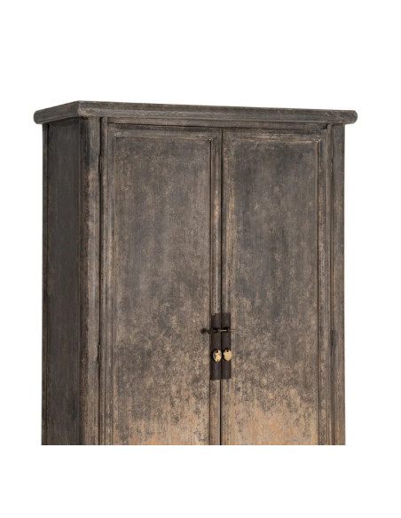 Armoire en Bois de Pin Recyclé 100 cm – Style Authentique et Élégant