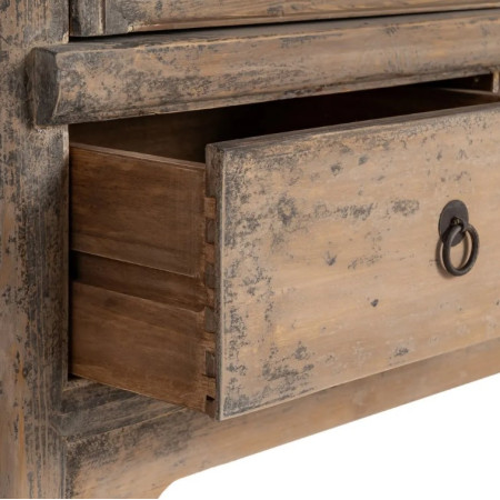 Armoire en Bois de Pin Recyclé 100 cm...