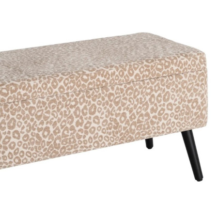 Banc Coffre de Rangement Crème-Beige...