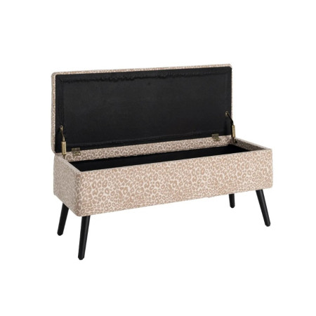 Banc Coffre de Rangement Crème-Beige...