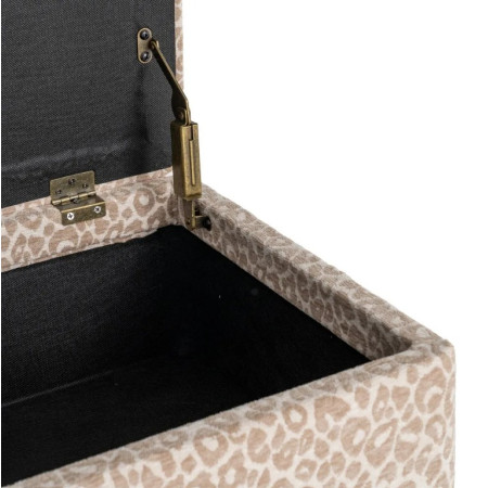 Banc Coffre de Rangement Crème-Beige...