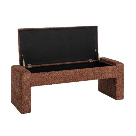 Banc Coffre de Rangement Crème 117 cm...