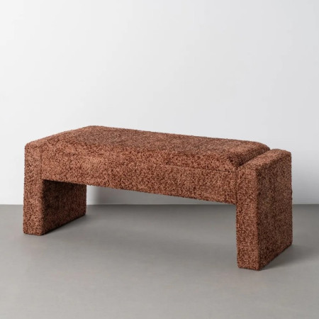Banc Coffre de Rangement Crème 117 cm...