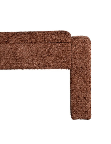 Banc Coffre de Rangement Crème 117 cm – Tissu Bouclette