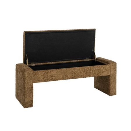 Banc Coffre de Rangement Crème 117 cm...