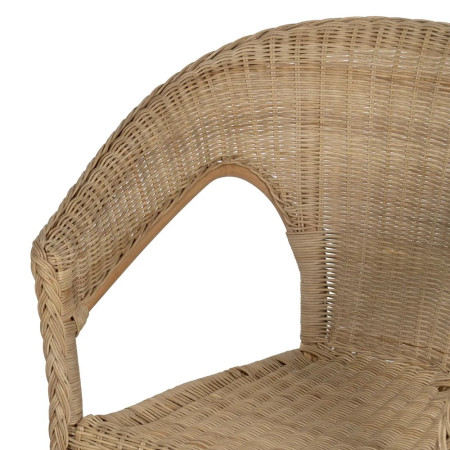 Lot de 4 Fauteuils en rotin empilable...