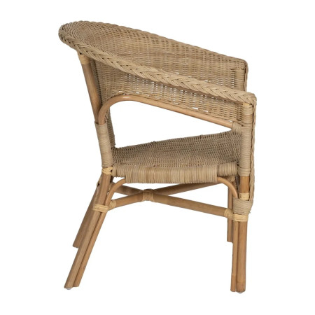 Lot de 4 Fauteuils en rotin empilable...