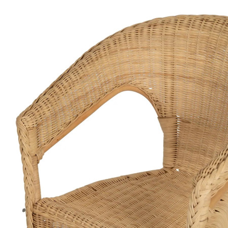 Lot de 4 Fauteuils en rotin empilable...
