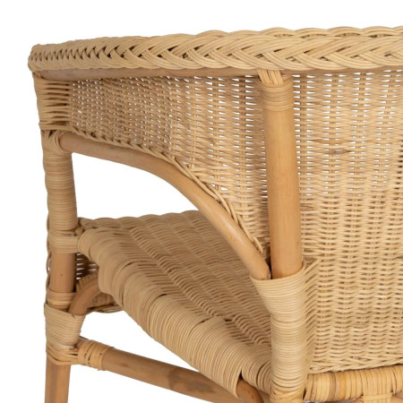 Lot de 4 Fauteuils en rotin empilable...