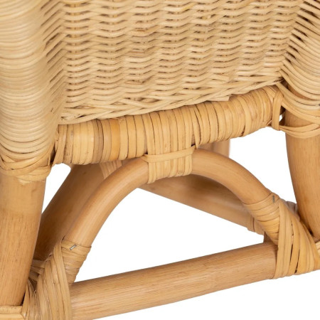 Lot de 4 Fauteuils en rotin empilable...