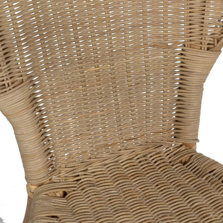 Lot de 4 Fauteuils en rotin empilable...