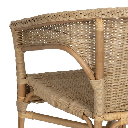 Lot de 4 Fauteuils en rotin empilable...