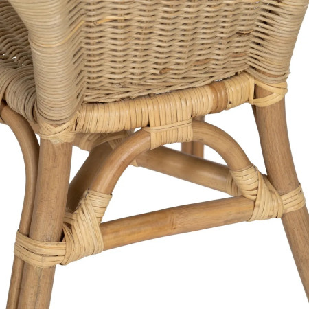 Lot de 4 Fauteuils en rotin empilable...