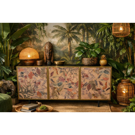 Armoire Feuilles Tropicales Grand Modèle