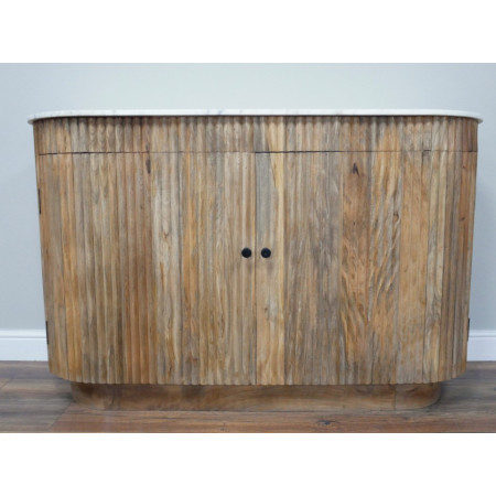 Buffet Arrondi Bois de Manguier &...