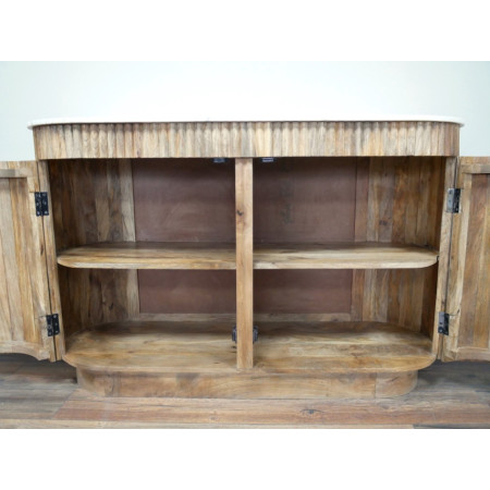 Buffet Arrondi Bois de Manguier &...