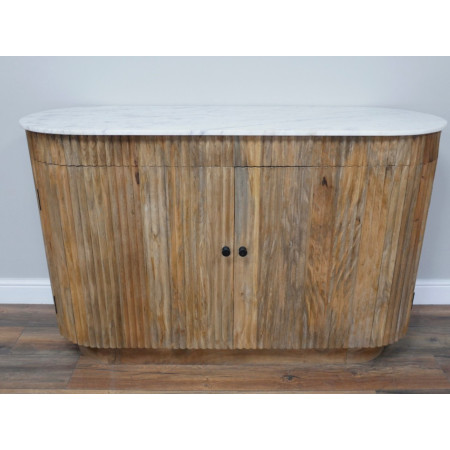Buffet Arrondi Bois de Manguier &...