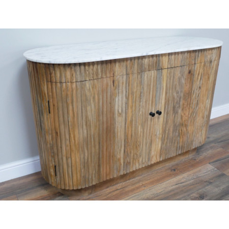 Buffet Arrondi Bois de Manguier &...
