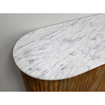 Buffet Arrondi Bois de Manguier &...
