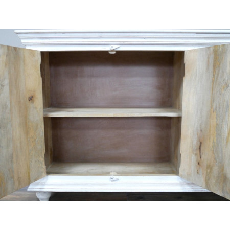 Grand Buffet Sculpté en Bois de Manguier
