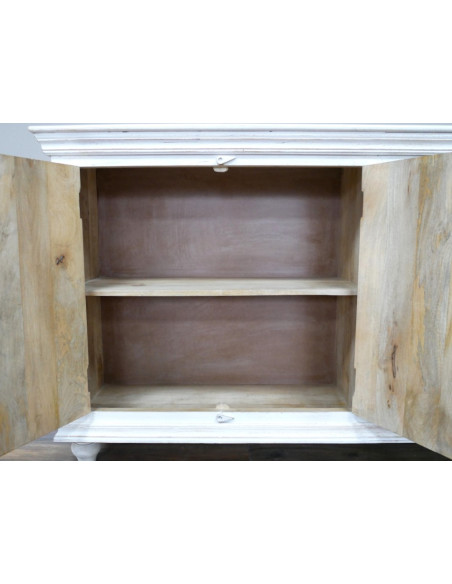 Grand Buffet Sculpté en Bois de Manguier
