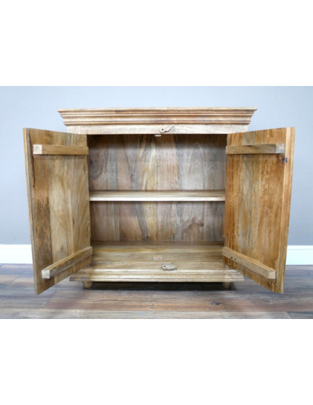 Buffet Sculpté en Bois de Manguier