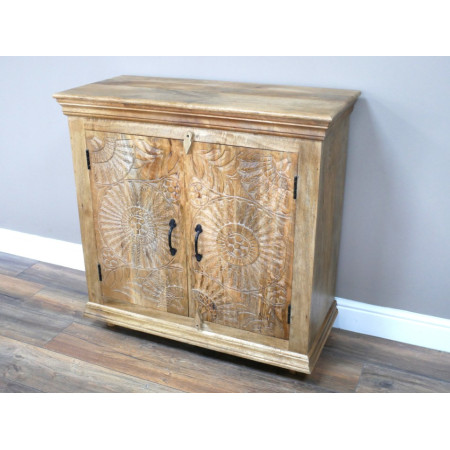 Buffet Sculpté en Bois de Manguier