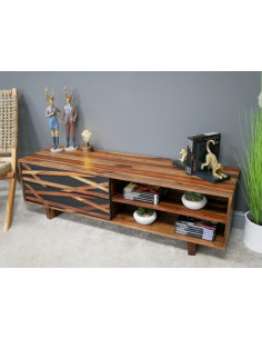 Meuble TV Graphique en Bois... 2